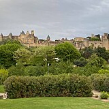 Carcassonne lec na jihu Francie pat mezi nejzachovalej pevnostn msta v...