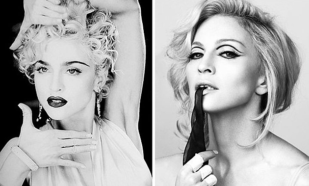 Madonna v roce 1990 a 2013