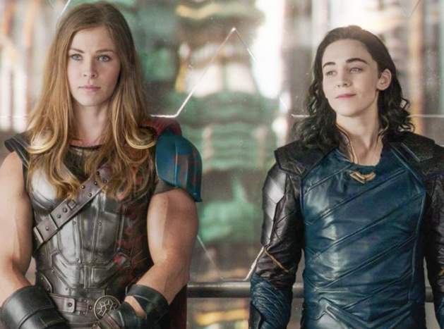 Thor a Loki jako holky