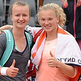 Kateřina Siniaková a Barbora Krejčíková spolu hrají od juniorských let.