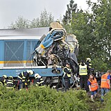 Vlaková nehoda na Domažlicku si vyžádala tři lidské životy.