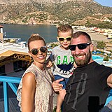 Hana Mašlíková a André Reinders vyrazili na rodinnou dovolenou se synem.
