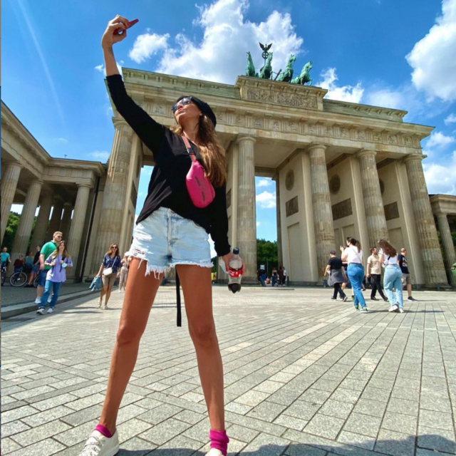 Agáta výlet do Berlína využila hlavně k pořizování cool fotek.