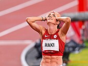 Kristiina Mäki zabojuje v pátením finále o medaili.