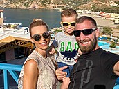 Hana Malíková a André Reinders vyrazili na rodinnou dovolenou se synem.