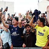 Fanouci PSG vtaj v Pai Lionela Messiho.