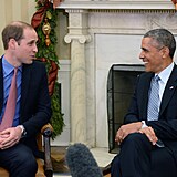 Princ William s Barackem Obamou