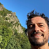 Orlando Bloom a jeho koupaka v Berounce