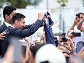Messiho vítaly v Paíi davy fanouk.