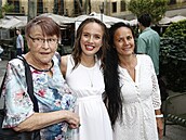 Tereza Ramba se svou babikou a maminkou.