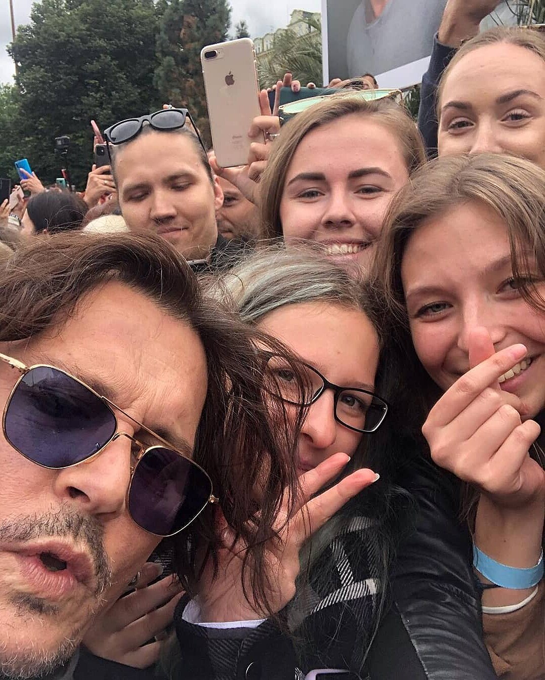 Johnny Depp s fanynkami