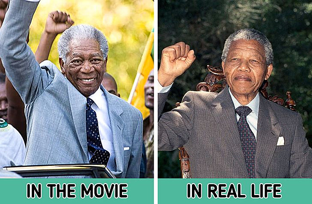 Morgan Freeman jako Nelson Mandela