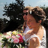 Herečka Berenika Kohoutová se pochlubila fotkou ze svatby.