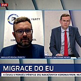 Europoslanci Mikuláš Peksa a Jan Zahradil debatovali na CNN.