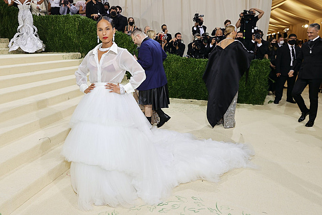 Alicia Keys na Met Gala (New York, 13. záí 2021)