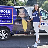 Půvabná kandidátka koalice Spolu Markéta Vyvlečková se pokusí probít do...