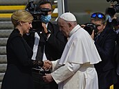 aputové zemel tatínek po tké nemoci, pape Frantiek prezidentku utoval!