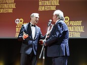 Jií Lábus pevzal cenu Kristián za celoivotní pínos kinematografii.