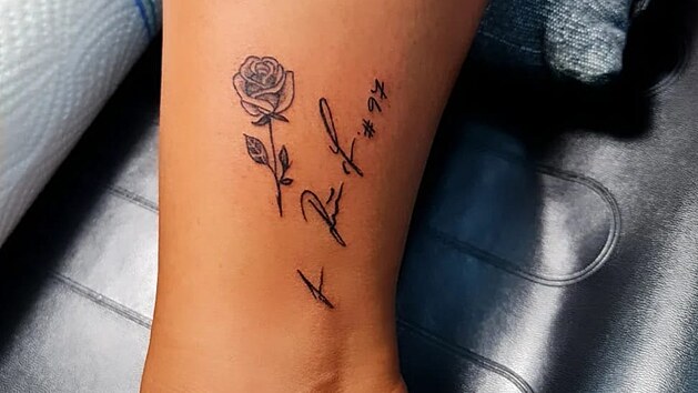 Marie Riková si udlala tetování, které ji bude navdy pipomínat manela...