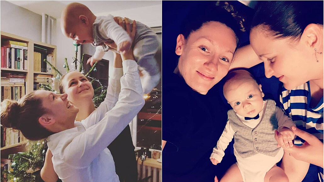 Andrea Gabrišová a její partnerka Tereza spolu vychovávají syna Tima.