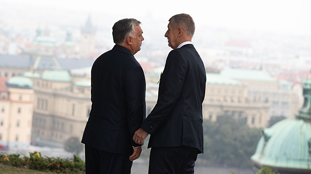 Viktor Orbán a Andrej Babi