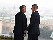 Viktor Orbán a Andrej Babi