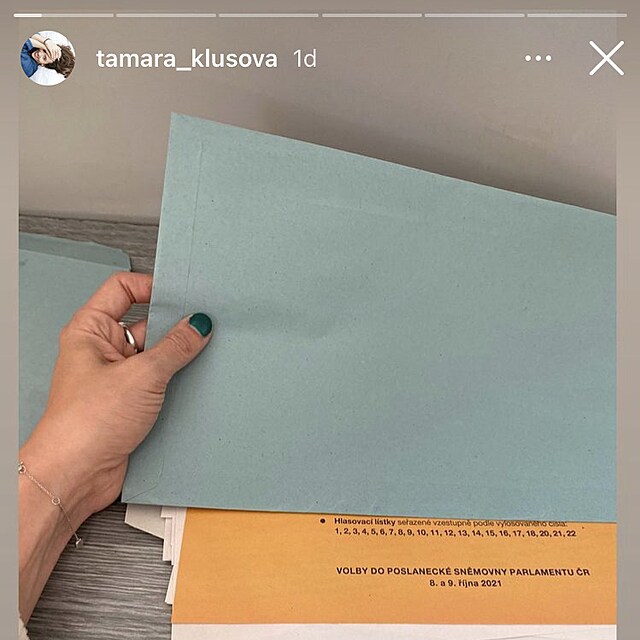 K volbm vyrazila i Tamara Klusov.