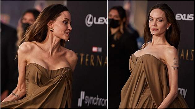 Angelina Jolie poádn vyvtrala silikony na premiée filmu.