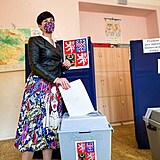 Šéfka TOP 09 Markéta Pekarová Adamová je s výsledkem letošních voleb nadmíru...