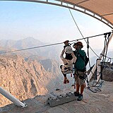 Emirát Ras Al Khaimah láká i na nejdelší zipline na světě.