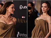 Angelina Jolie poádn vyvtrala silikony na premiée filmu.