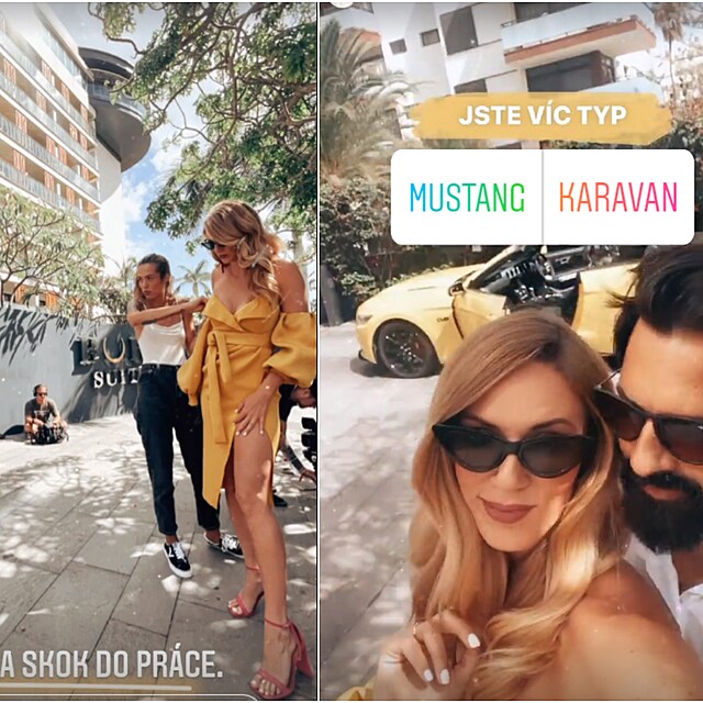 Nikol Moravcov� je moder�torkou reality show Love Island. A jak je vid�t, d�e jako k��.