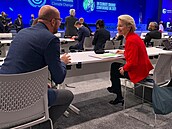 Klimatický summit COP26 si státníci pochvalují. éfka Evropské komise Ursula...
