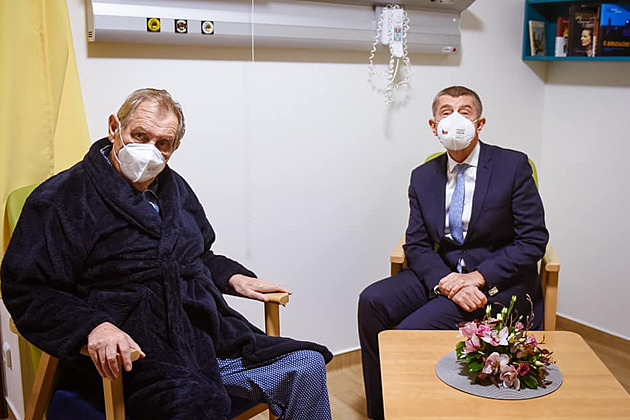 Andrej Babi navtívil v nemocnici Miloe Zemana.