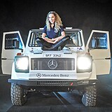 Olga Lounová představila auto, kterým pojede Rally Dakar.