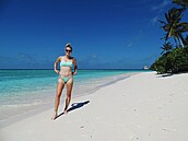 Markéta Vondrouová si uívá dovolenou na Maledivách!