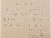 Katka birková zveejnila jeden z milostných dopis, který jí její mu v...