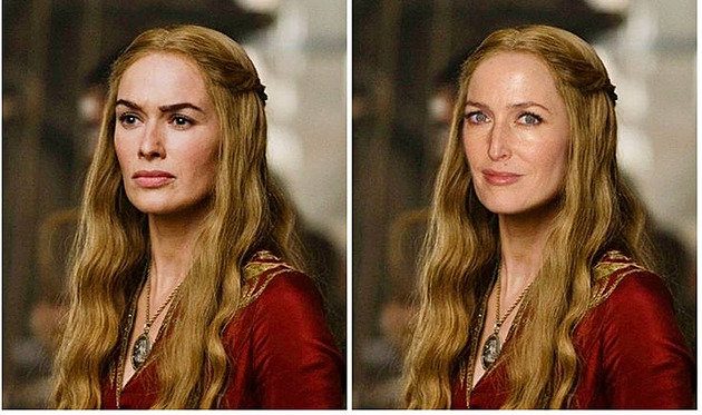 Gillian Anderson jako Cersei Lannister
