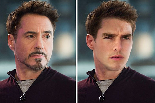 Robert Downey Jr.  Tom Cruise