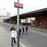 Autobusové nádraží na pražské Palmovce.