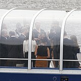 Svatba Jakuba Vágnera probíhala stylově na lodi na Vltavě.