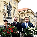 Markéta Pekarová Adamová, Petr Fiala a Marian Jurečka prezidentovi ohledně...