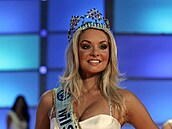 Taána Gregor Brzobohatá na Miss World v roce 2006 oblékla aty ve stylu art...