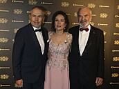 Zdenk Svrák s Terezou Kostkovou a Markem Ebenem