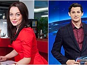 Veronika Petruchová a Martin ermák budou nová dvojice v Televizních novinách.