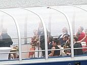 Svatba Jakuba Vágnera probíhala na lodi.