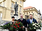 Markéta Pekarová Adamová, Petr Fiala a Marian Jureka prezidentovi ohledn...