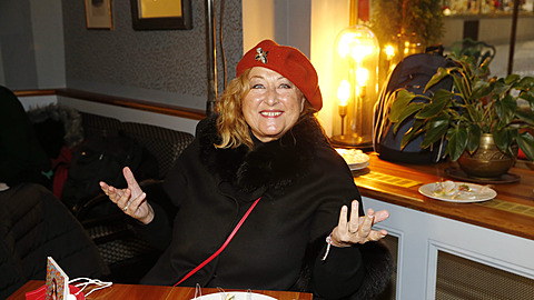 Halina byla ve výborné nálad.