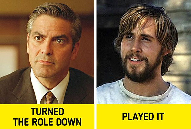 Noah Calhoun: George Clooney  Ryan Gosling