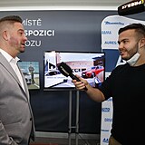 Petr Švancara s redaktorem Expresu